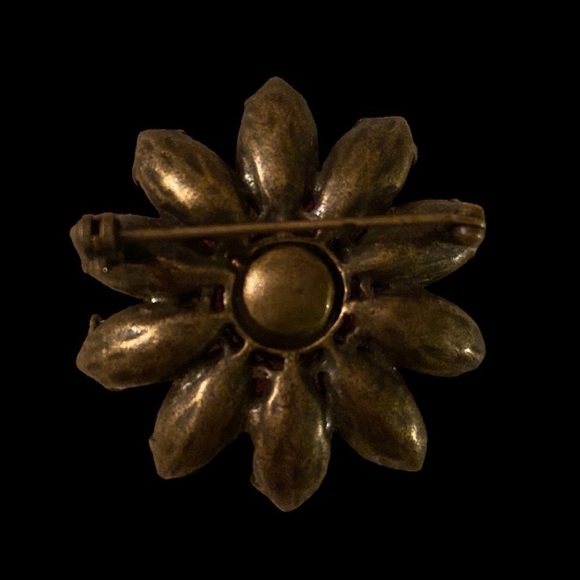 Vintage Talbots Y2K Pink Flower Brooch Pin Classic Office - Picture 2 of 2